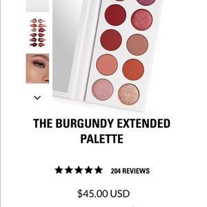 Kylie Cosmetics Burgundy Extended Palette